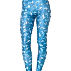 Women’s Blue Shark Leggings